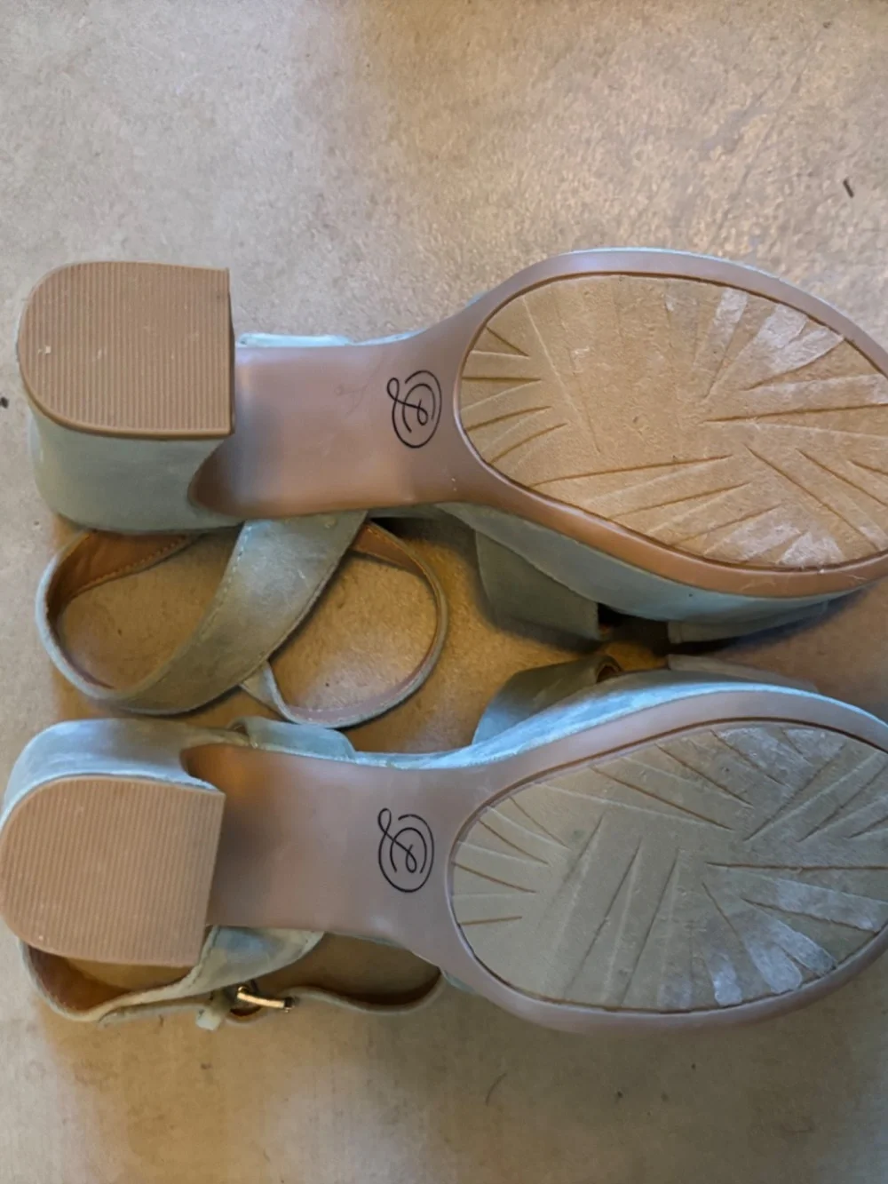 Chinese Laundry Velveteen Platform Sandal